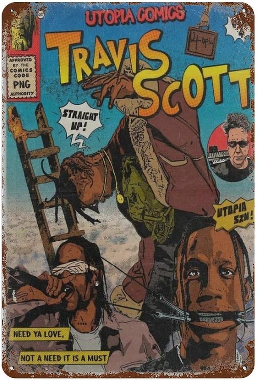 Men'S Accessories Rack - Travis-Scott Posters Vintage Bathroom and Bathtub
