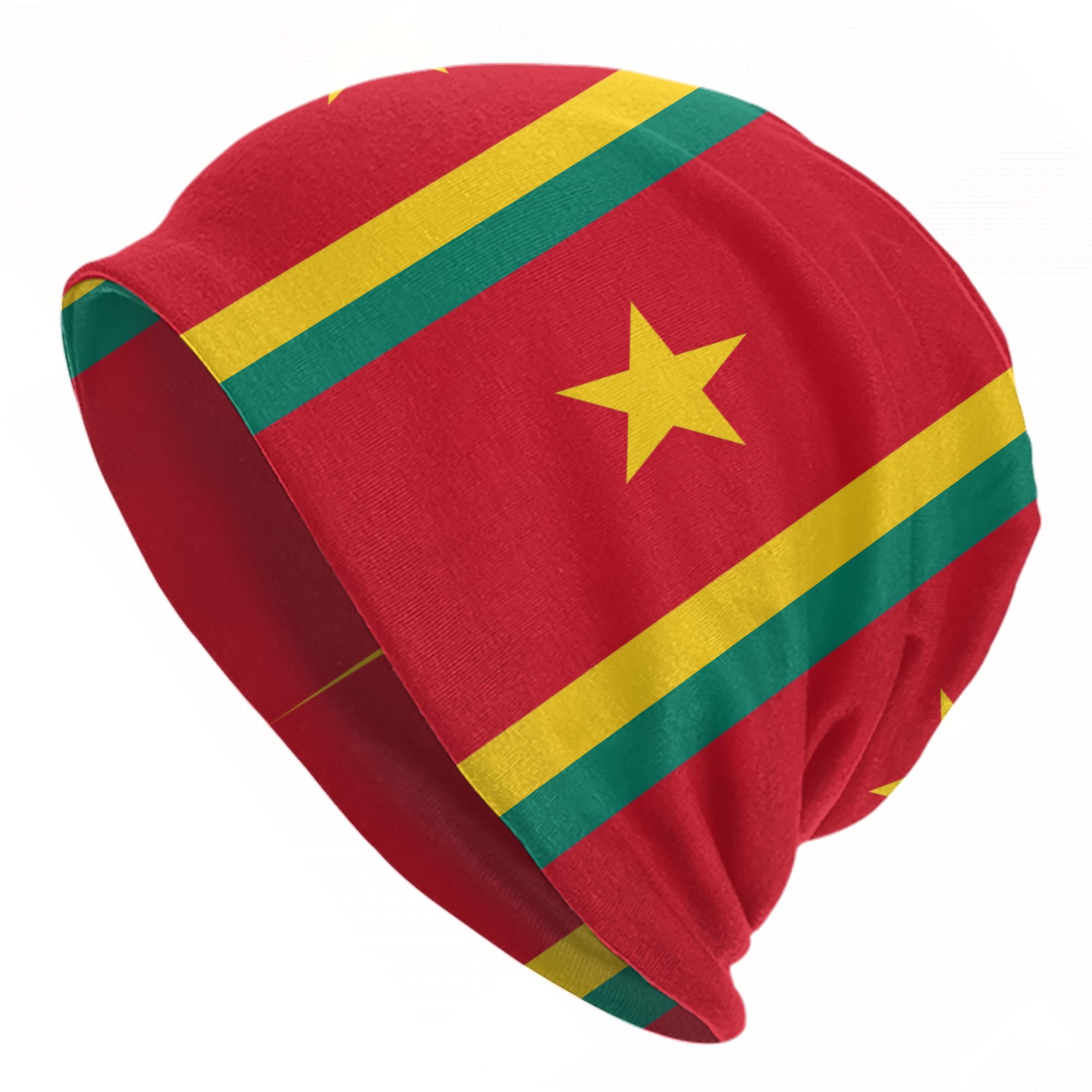 Men Accessories Qatar - Qatar Flag Beanie Hats Cool Caps