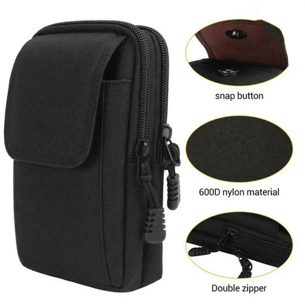 Men Accessories For Travel - Men's Tactical MOLLE Belt Waist Pack,