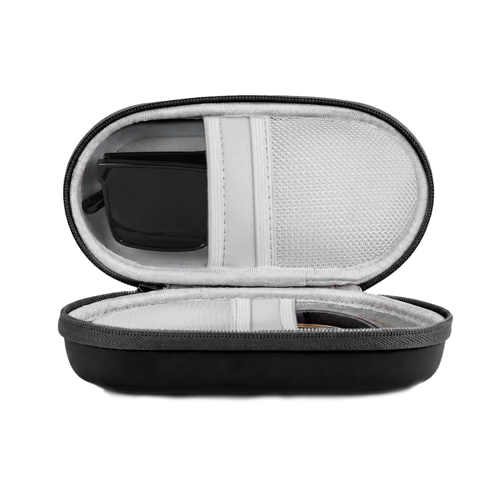 Men'S Accessories Rack - Hard Shell Double Glasses Case,Portable Dual