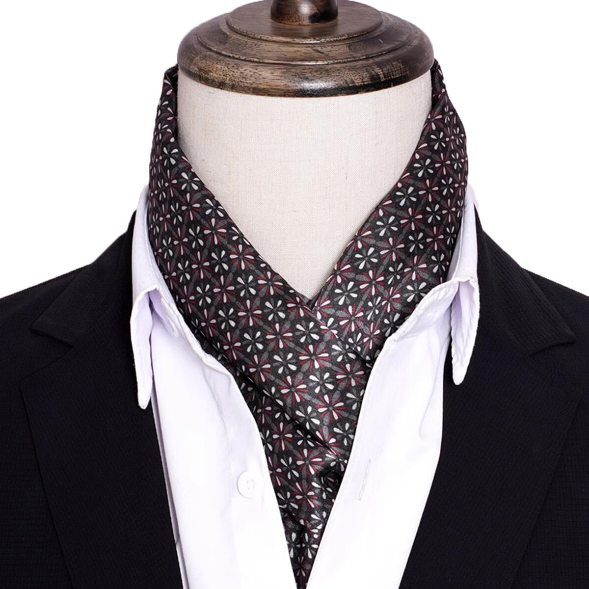 New Men's Stripe Silk Scarf Ho - Men Accessories For Travel recension och pris
