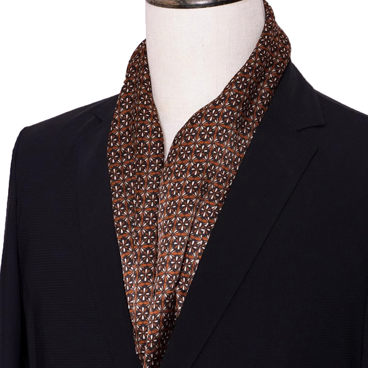 New Men's Stripe Silk Scarf Ho - Men Accessories For Travel recension och pris