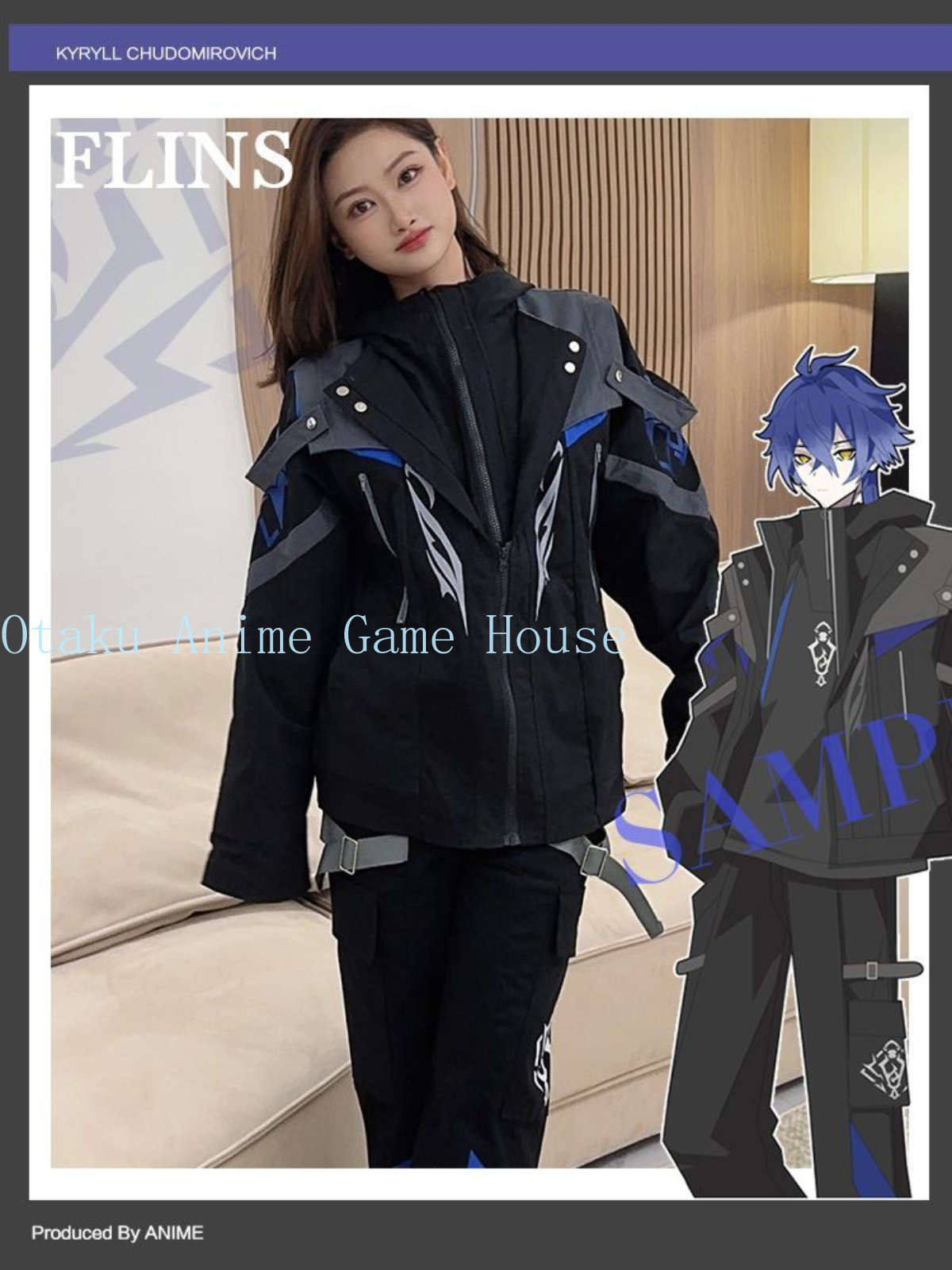 Genshin Impact Flins Comic Con - Men Accessories Set recension och pris