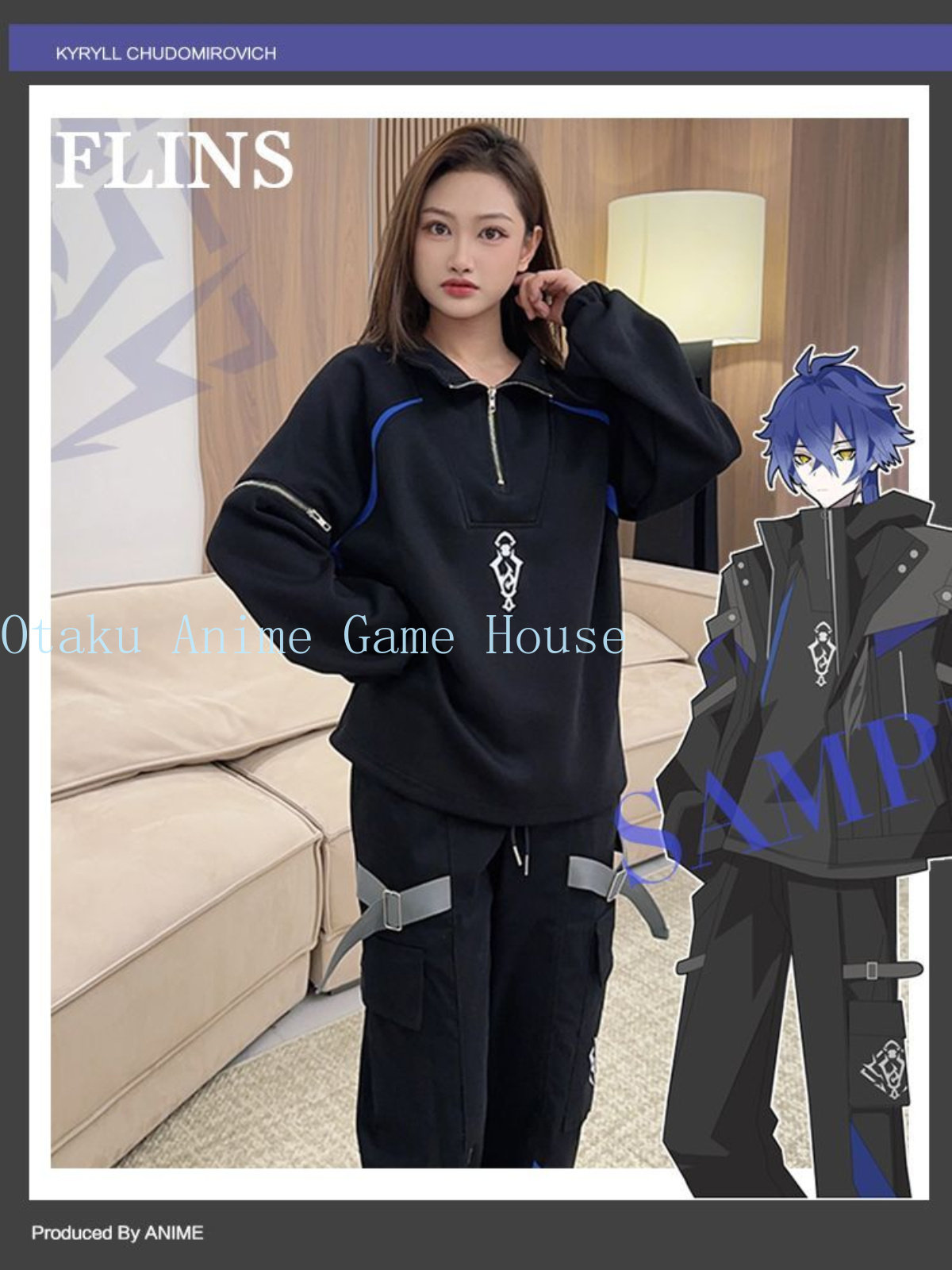 Genshin Impact Flins Comic Con - Men Accessories Set recension och pris
