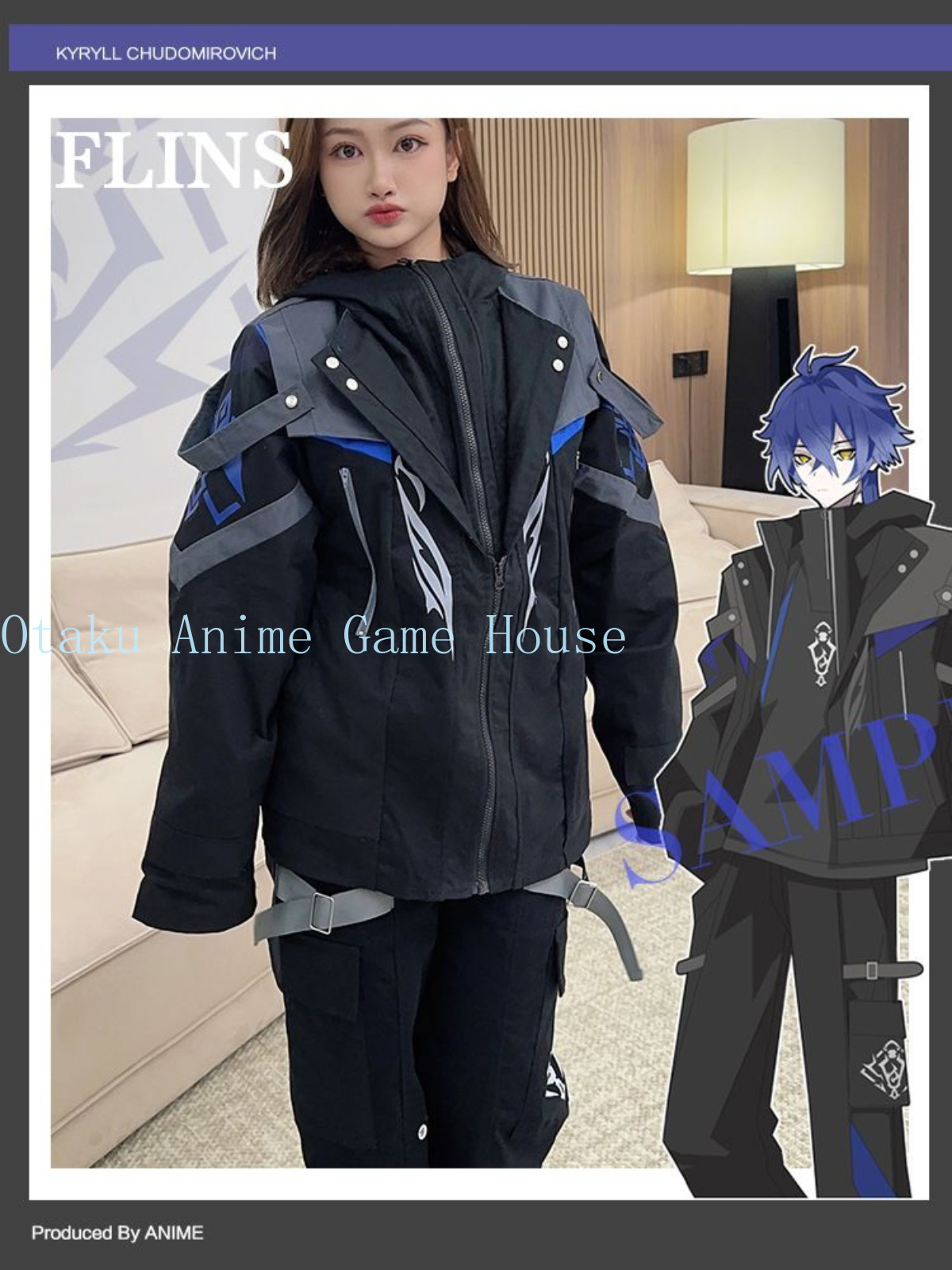 Genshin Impact Flins Comic Con - Men Accessories Set recension och pris