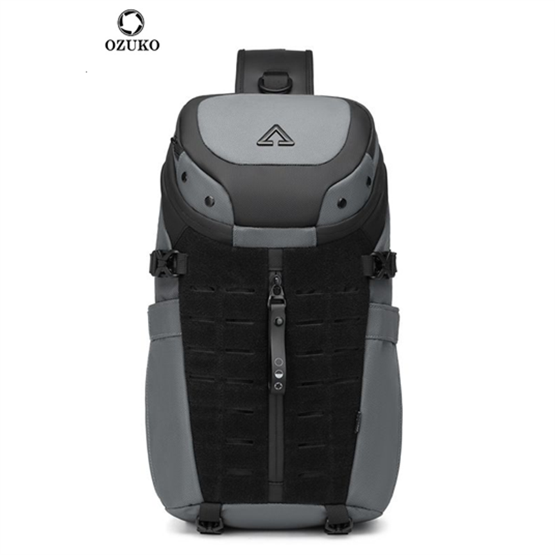 Ozuko Chest Bag Cross Bag Men  - Men Accessories For Travel recension och pris
