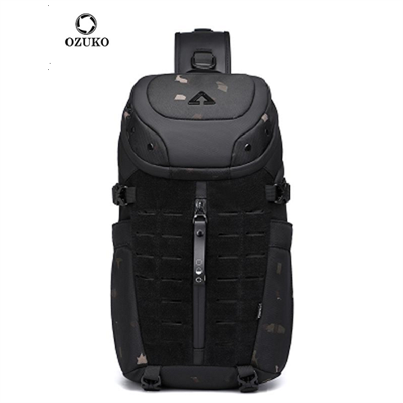 Ozuko Chest Bag Cross Bag Men  - Men Accessories For Travel recension och pris