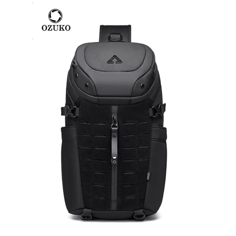 Ozuko Chest Bag Cross Bag Men  - Men Accessories For Travel recension och pris