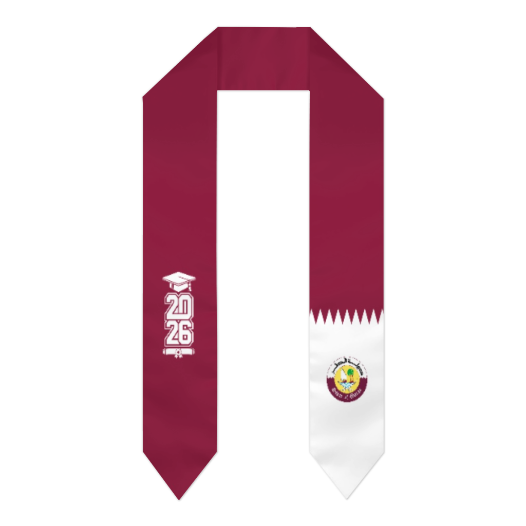 Class of 2026 Qatar Flag Scarf - Men Accessories Qatar recension och pris