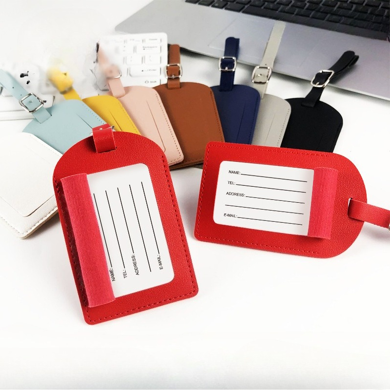 1PC PU Leather Luggage Tag Sui - Men'S Accessories Travel Bag recension och pris