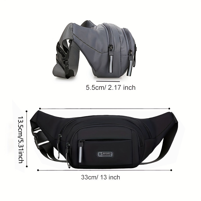 Men Waterproof Waist Bag Multi - Men Accessories For Travel recension och pris