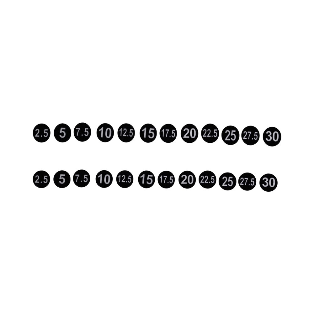 Weight Rack Label Stickers 5kg - Men'S Accessories Rack recension och pris