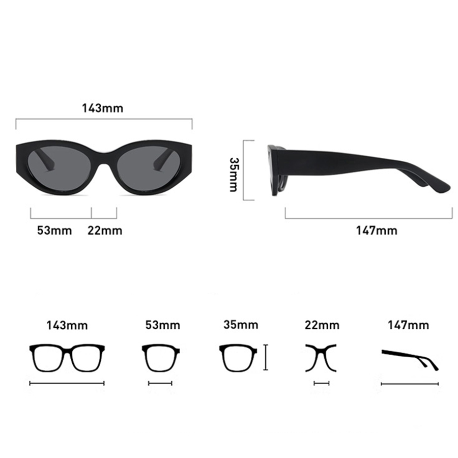 Women Men Classic Cat-Eye Pola - Men Accessories For Travel recension och pris