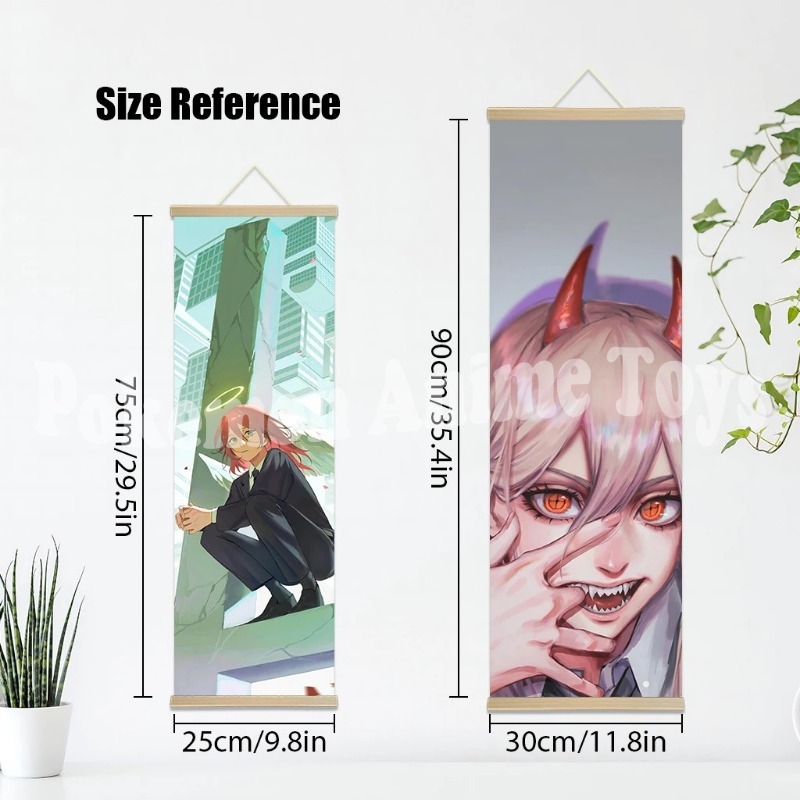 Chainsaw Man Anime Poster Wood - Men'S Accessories Rack recension och pris