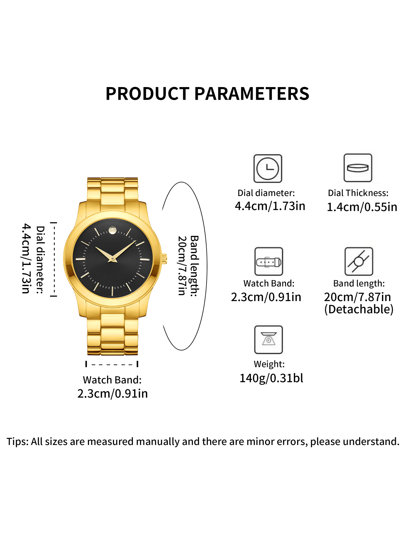 YaLaLuSi Stylish, Retro and Mi - Men'S Minimalist Accessories recension och pris