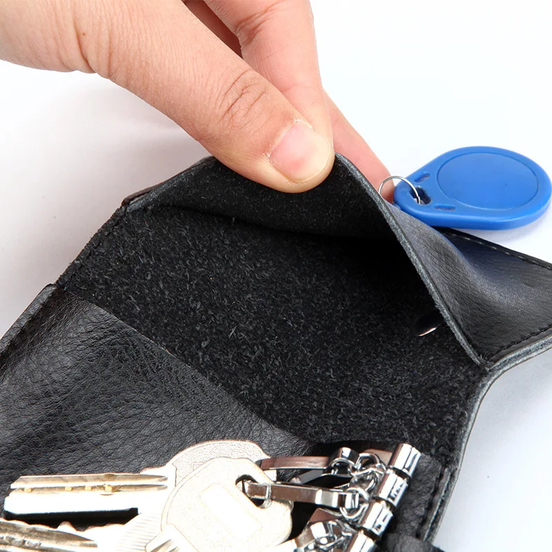 Genuine Leather Keychain Men K - Men'S Accessories Rack recension och pris
