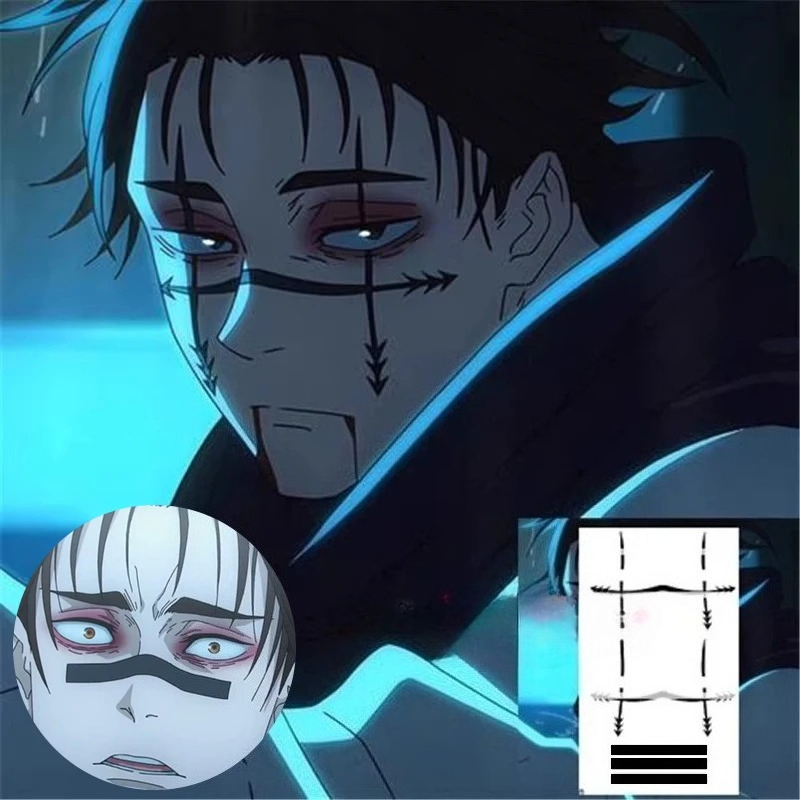 Choso Tattoo Sticker Anime Juj - Men Accessories For Party recension och pris