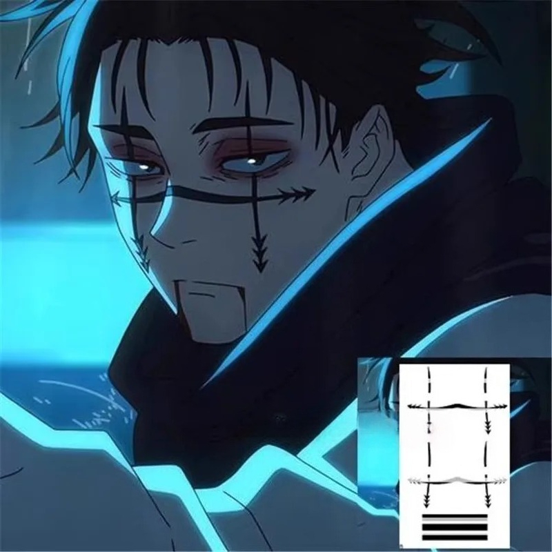 Choso Tattoo Sticker Anime Juj - Men Accessories For Party recension och pris