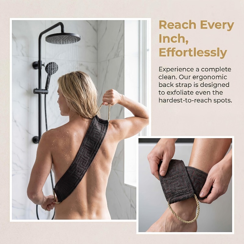 Long Back Brush Exfoliating Ba - Men'S Accessories Types recension och pris